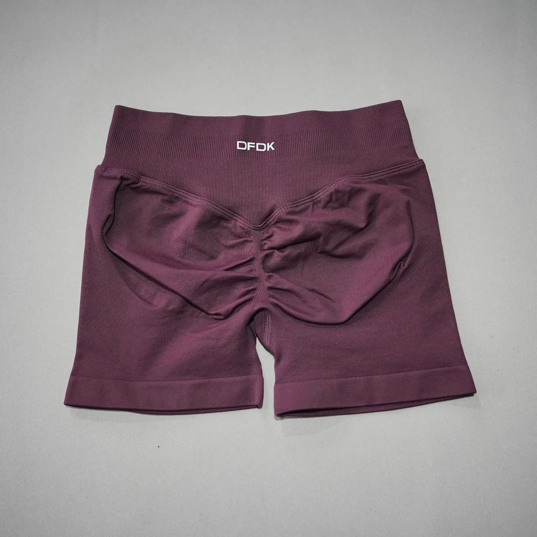 DFDK 2026 New Women High Waist Scrunch Butt Shorts Push Up Hip Lifting Squat Proof Gym Workout Running Sports Yoga Short Pants