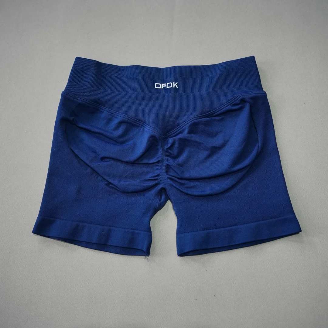 DFDK 2026 New Women High Waist Scrunch Butt Shorts Push Up Hip Lifting Squat Proof Gym Workout Running Sports Yoga Short Pants