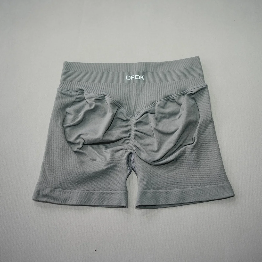 DFDK 2026 New Women High Waist Scrunch Butt Shorts Push Up Hip Lifting Squat Proof Gym Workout Running Sports Yoga Short Pants