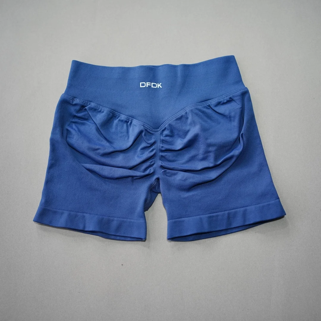 DFDK 2026 New Women High Waist Scrunch Butt Shorts Push Up Hip Lifting Squat Proof Gym Workout Running Sports Yoga Short Pants