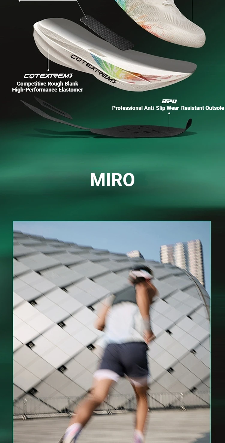 361 Degrees Miro Nude SL Men Running Shoes Lightweight Durable Breathable High Resilience Soft Unisex Training Sneaker 672622220