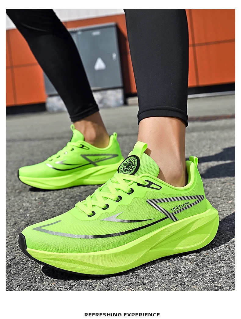 Women‘s Carbon Plate Running Shoes Men's Marathon Sneakers Casual Speciality Lightweight Athletic Nonskid Sneakers
