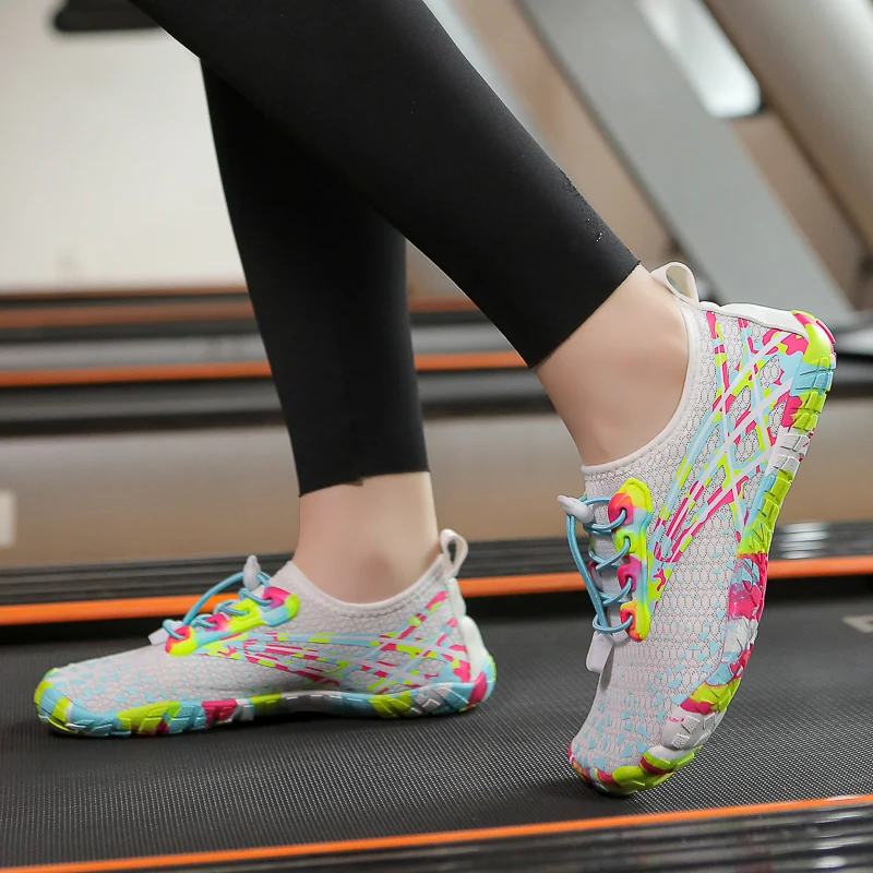 Quick-drying Indoor Fitness Outdoor Women's Water Shoes Swimming Barefoot Five Fingers Aqua Shoes Beach Seaside Light Sneakers