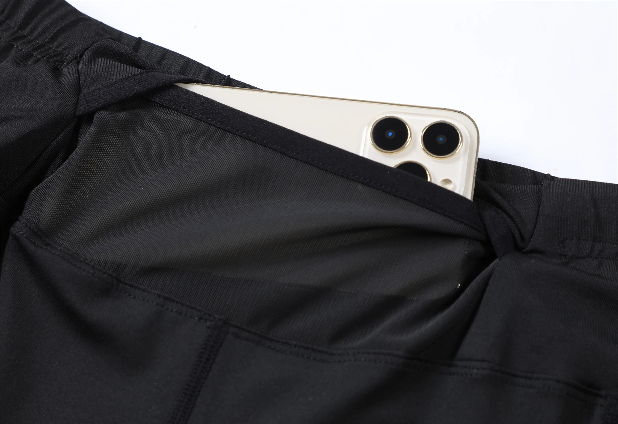 Men Women Yoga Running Shorts Pockets Outdoor Sports Half Pants Tights Exercise Fitness Gym Cycling Shorts Leggings Quick Drying
