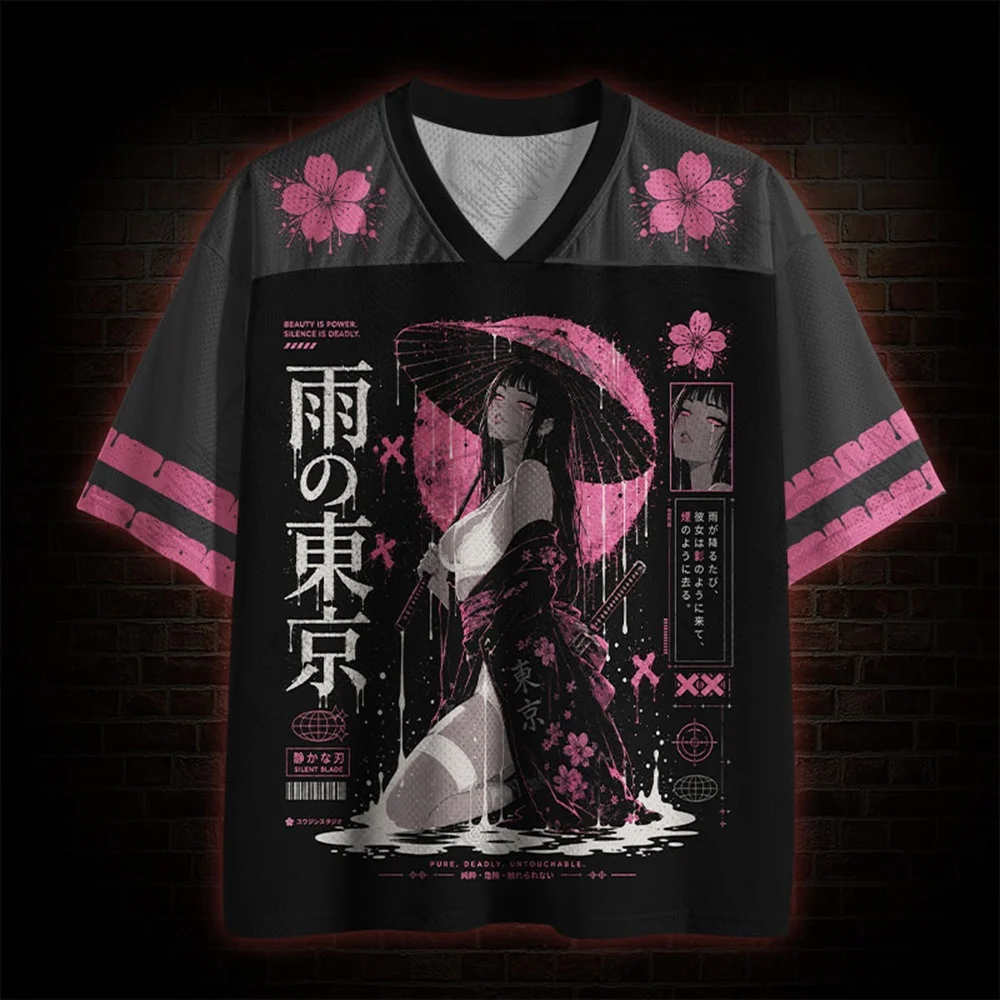 2026 New Nordic Mythical Theme Sports Fashion Short Sleeve V-neck Street View Clothing Mythical Fan Gifts T-shirt Halloween