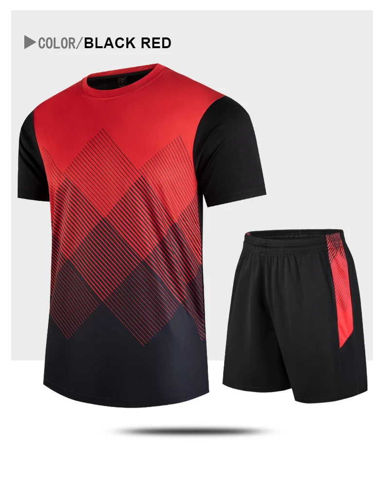 CHRLCK Fitness Clothes Ice Silk Quick Drying T-shirt Suits Unisex Short Sleeve Running Sportswear Tracksuit Gym Training Sets