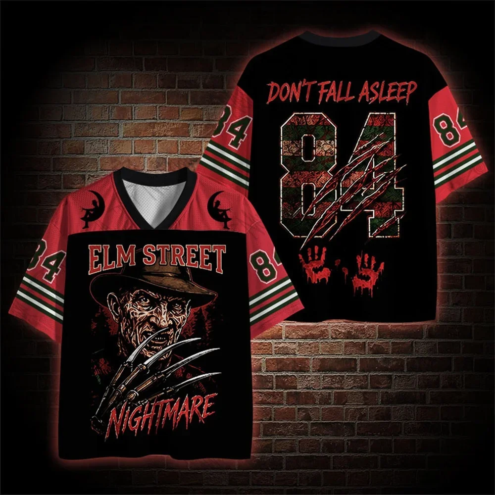 Adult Sportswear, "Ghost Street" Movie Themed Jerseys, Popular Mesh Jerseys, Quick Drying Jerseys, 3D Printing, Horror Jerseys