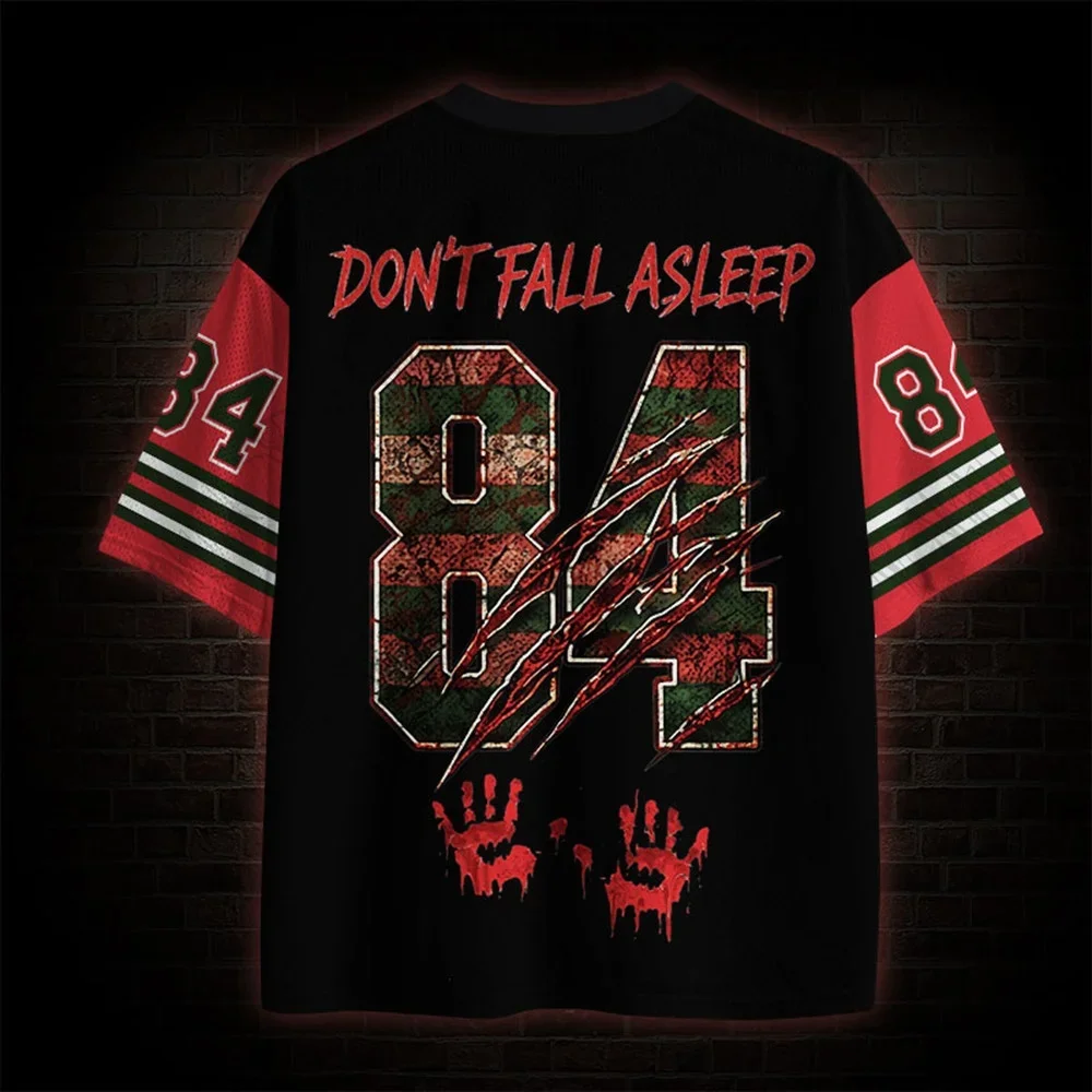 Adult Sportswear, "Ghost Street" Movie Themed Jerseys, Popular Mesh Jerseys, Quick Drying Jerseys, 3D Printing, Horror Jerseys