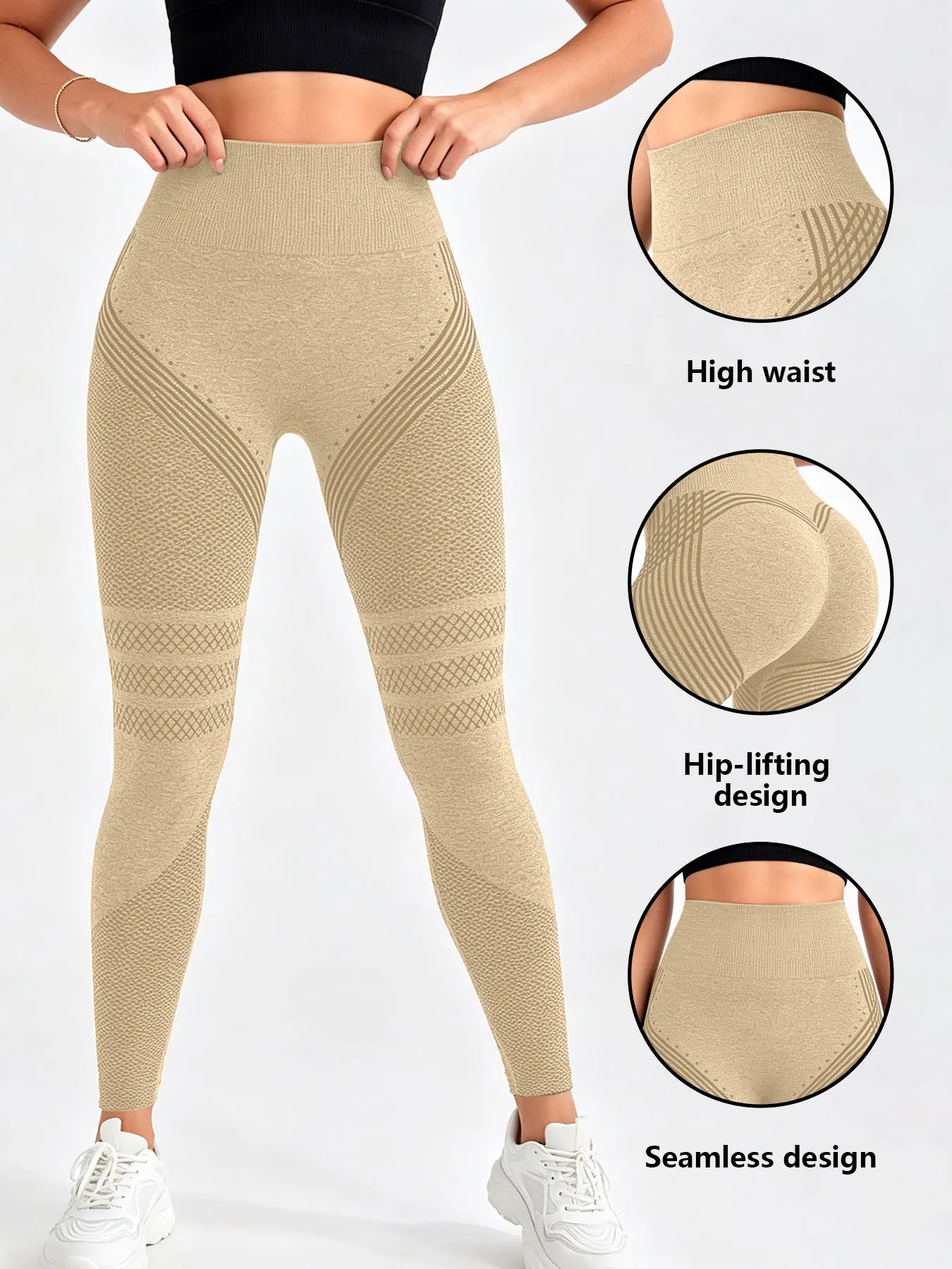 CZGUKEWomen's Cellulite 3D Leggings High Waisted Butt Lifting Tummy Training Control Anti Cellulite Legging for Gym Workout Yoga