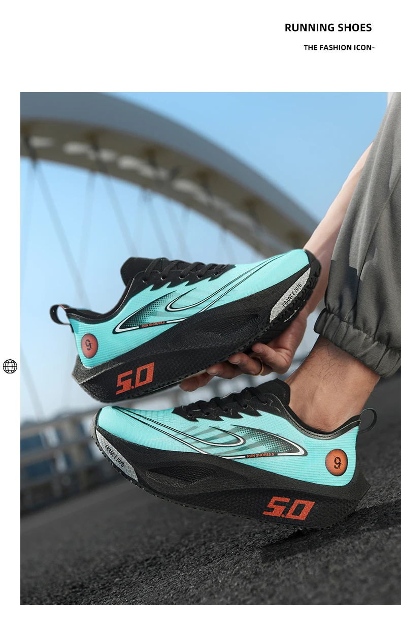 New Style Fashionable Sports Running Shoes, Comfortable and Breathable Sports Shoes for Men and Women, Outdoor Walking Shoes 10
