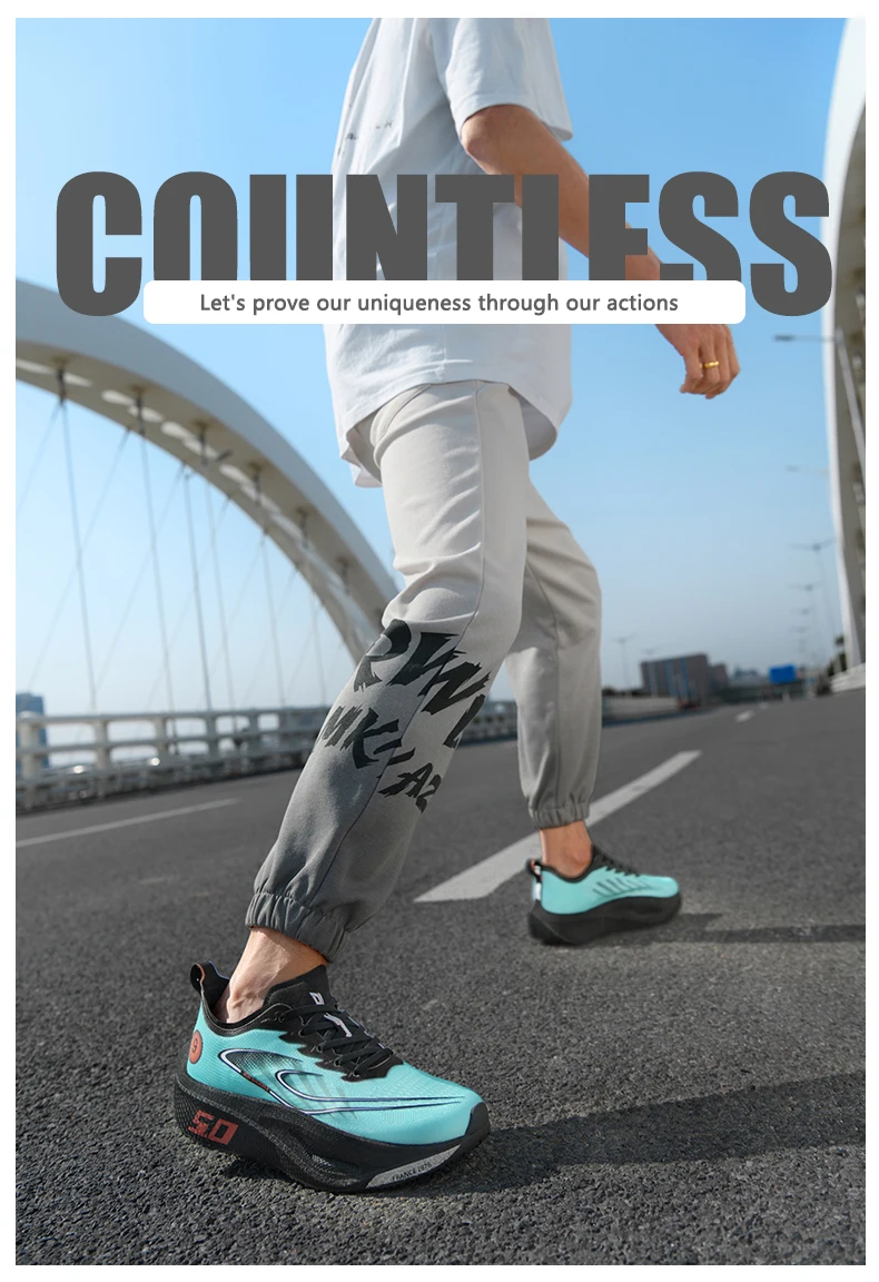New Style Fashionable Sports Running Shoes, Comfortable and Breathable Sports Shoes for Men and Women, Outdoor Walking Shoes 10