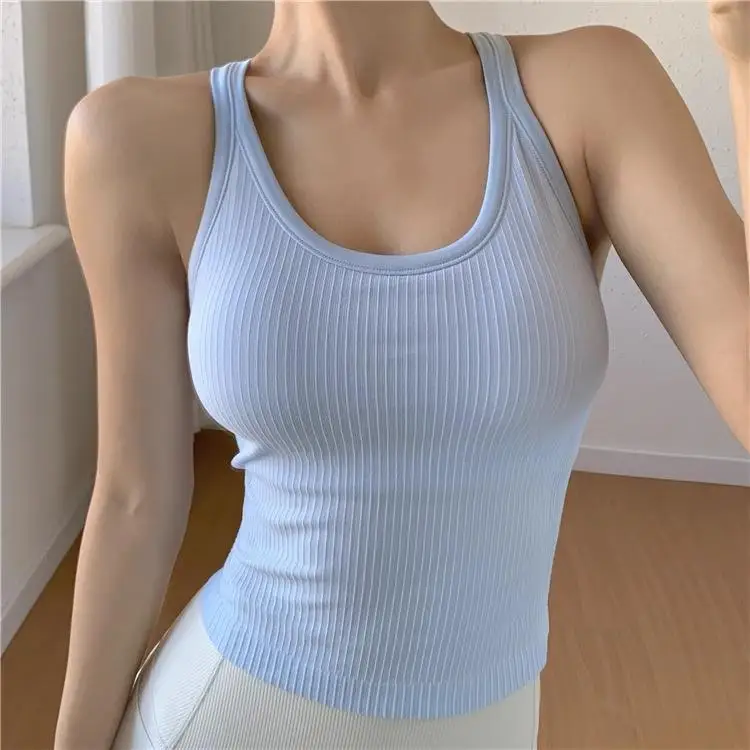 Breathable Sweat-Wicking Sports Sleeveless Tank Top, Ideal for Running, Fitness Training & Yoga