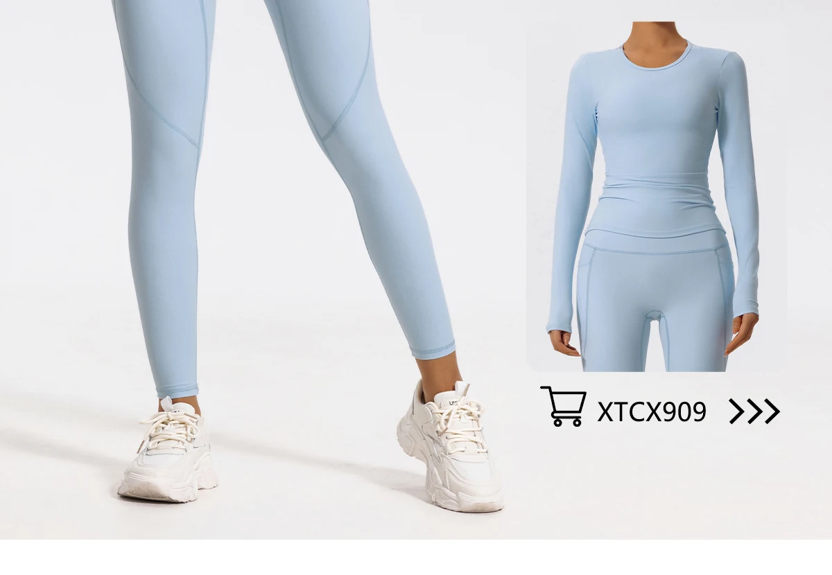 Hearuisavy Ultra-Soft Fabrics High Waist Gym Leggings Women Quick-Dry Pockets Workout Pants Yoga Pants Push Up Sports Tights