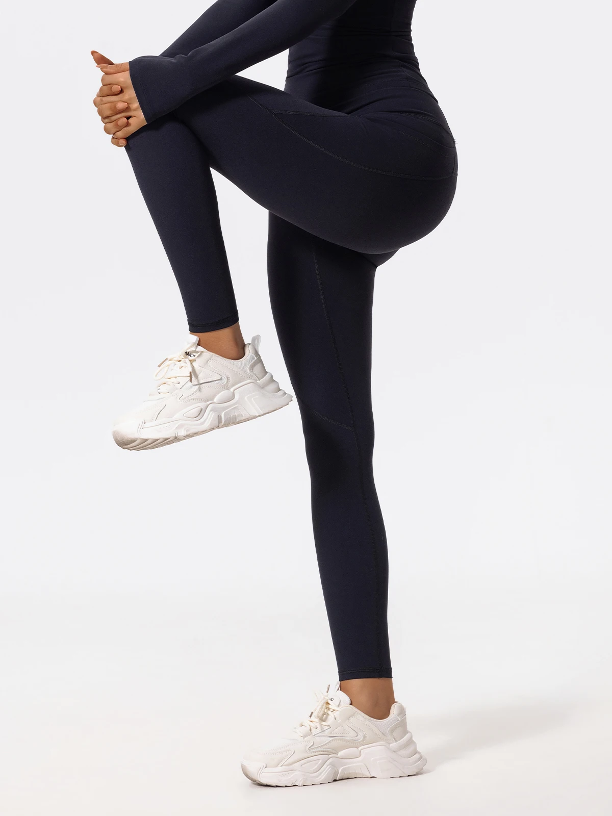 Hearuisavy Ultra-Soft Fabrics High Waist Gym Leggings Women Quick-Dry Pockets Workout Pants Yoga Pants Push Up Sports Tights