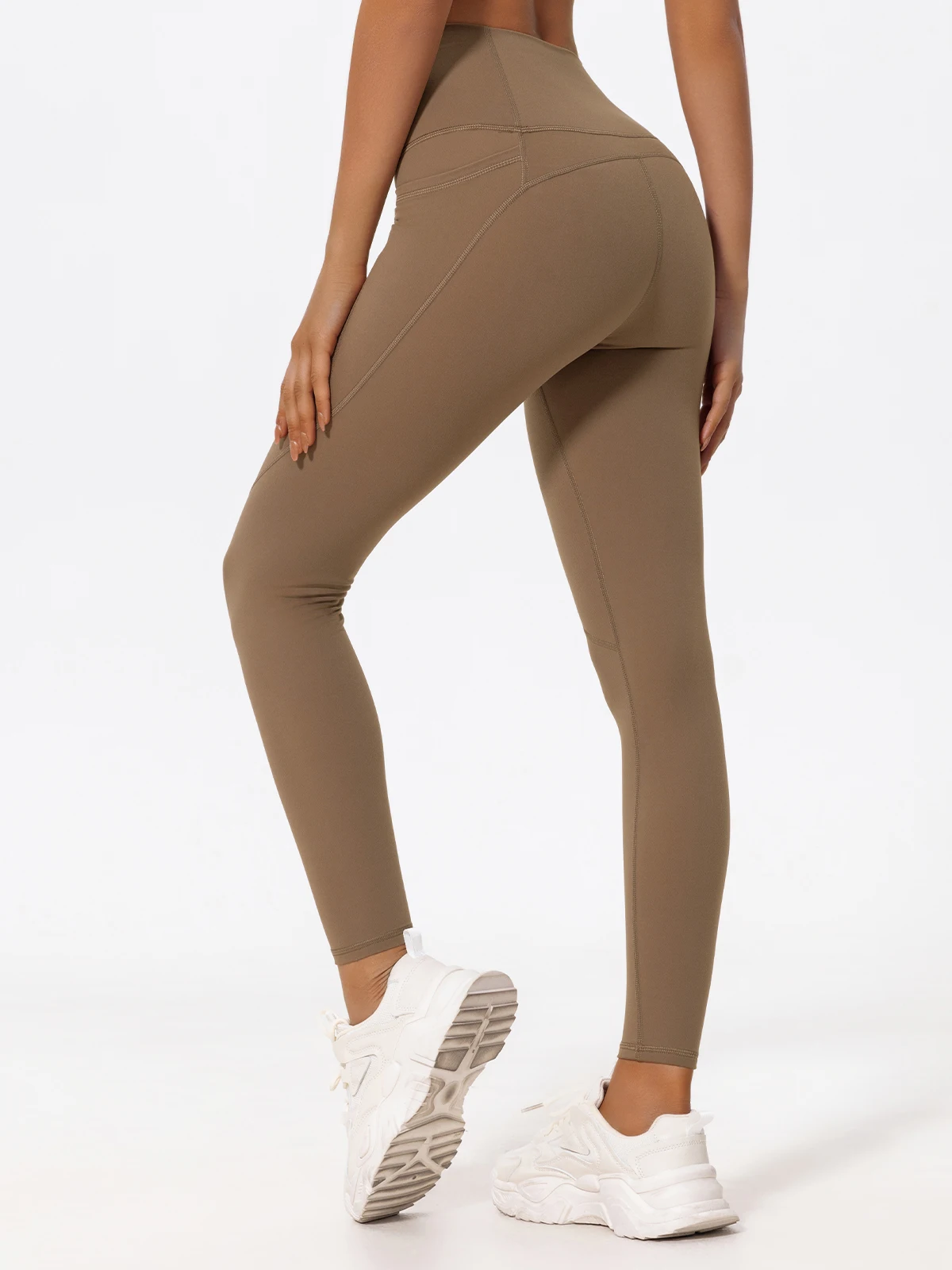 Hearuisavy Ultra-Soft Fabrics High Waist Gym Leggings Women Quick-Dry Pockets Workout Pants Yoga Pants Push Up Sports Tights