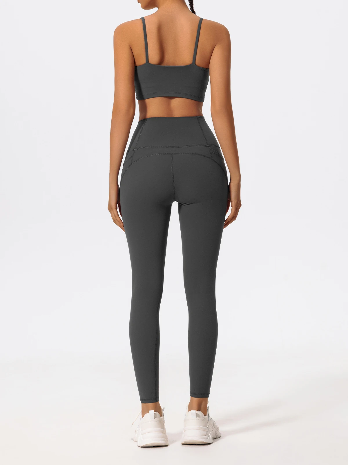 Hearuisavy Ultra-Soft Fabrics High Waist Gym Leggings Women Quick-Dry Pockets Workout Pants Yoga Pants Push Up Sports Tights