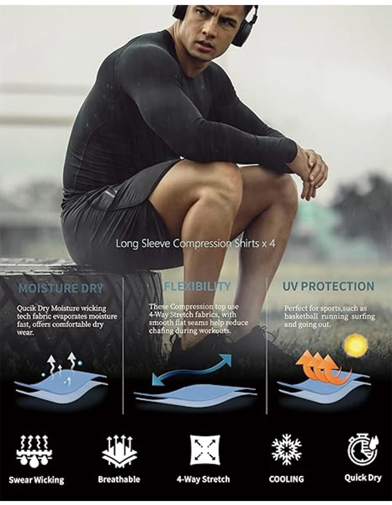 2025 New sports running set, running, fitness and cycling, breathable, sweat-wicking, quick-drying and highly elastic