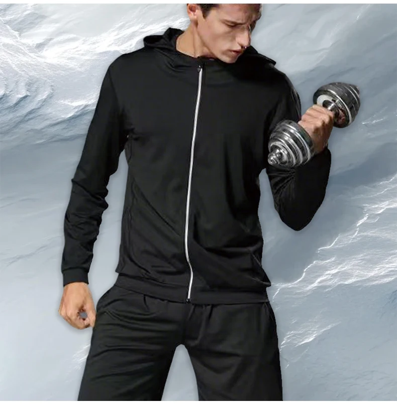 2025 New sports running set, running, fitness and cycling, breathable, sweat-wicking, quick-drying and highly elastic