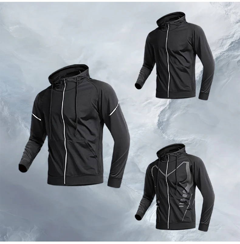 2025 New sports running set, running, fitness and cycling, breathable, sweat-wicking, quick-drying and highly elastic