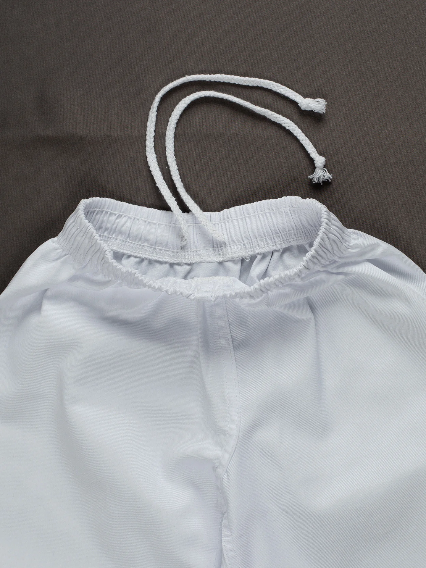 100-190 Universal Karate Clothes Taekwondo Pants Elastic Belt Drawstring Martial Arts Jujutsu White Karate Clothes Pants
