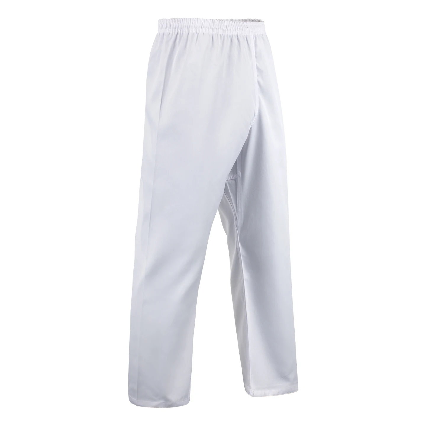 100-190 Universal Karate Clothes Taekwondo Pants Elastic Belt Drawstring Martial Arts Jujutsu White Karate Clothes Pants