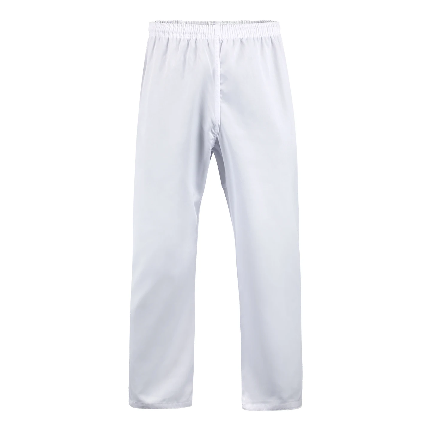 100-190 Universal Karate Clothes Taekwondo Pants Elastic Belt Drawstring Martial Arts Jujutsu White Karate Clothes Pants