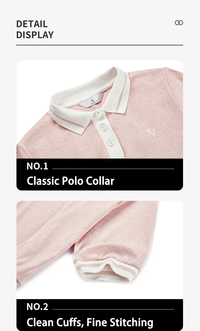 TTYGJ New Summer Women Sweaters T-Shirts Short Sleeve POLO Collar Knit Wears Female Slim Tops Classical Golf Clothing