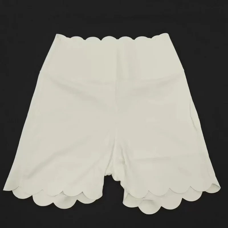 High Waist Yoga Shorts Women Wavy Hip Lift Gym Fitness Running Shorts Workout Clothes Quick-drying Biker Sports Shorts Leggings