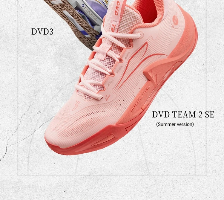 361 Degrees DVD Team 2.0 SE Men's Basketball Shoes Professional Shock-Absorbing Combat Wear-resistant Male Sneakers 672521109