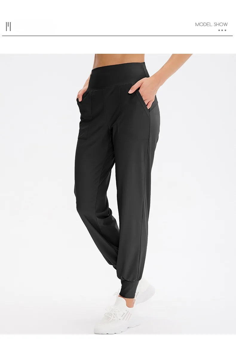 Women Loose Jogger Pants Quick Dry Yoga Sweatpants With Pocket Casual Running Training Fitness Pants