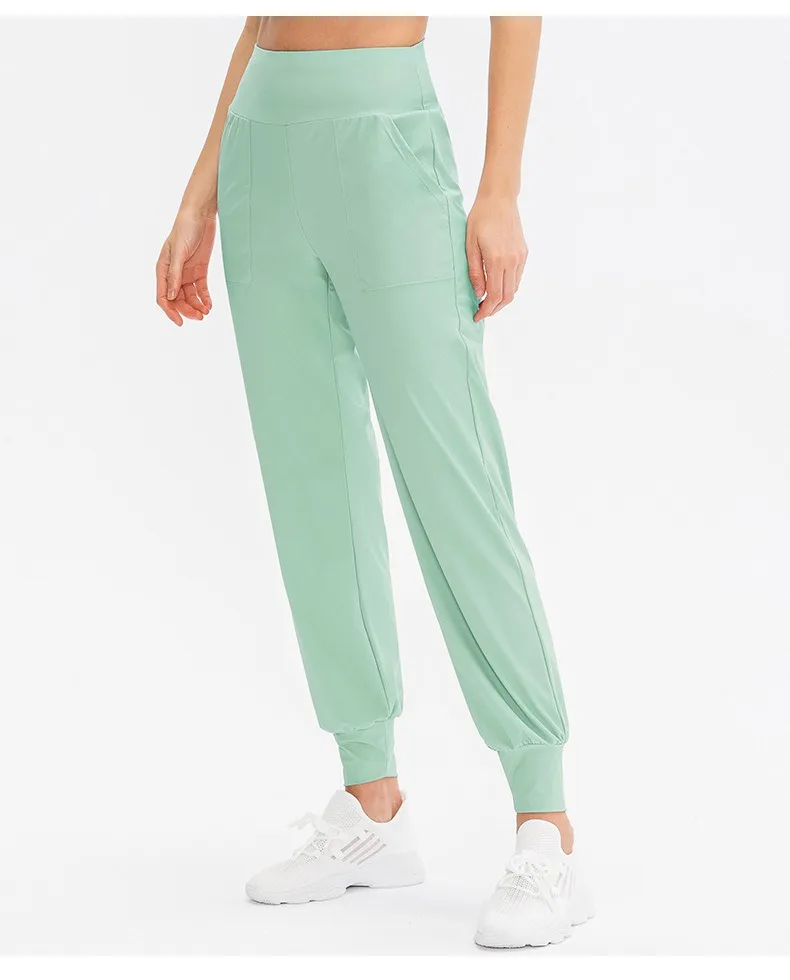 Women Loose Jogger Pants Quick Dry Yoga Sweatpants With Pocket Casual Running Training Fitness Pants