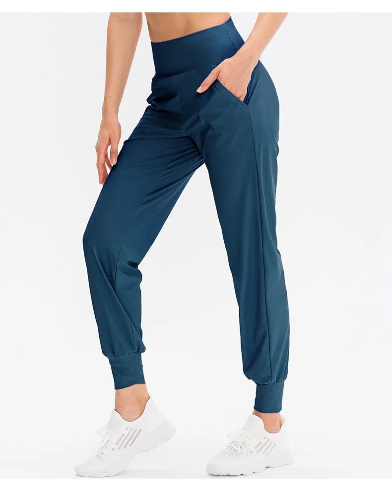 Women Loose Jogger Pants Quick Dry Yoga Sweatpants With Pocket Casual Running Training Fitness Pants
