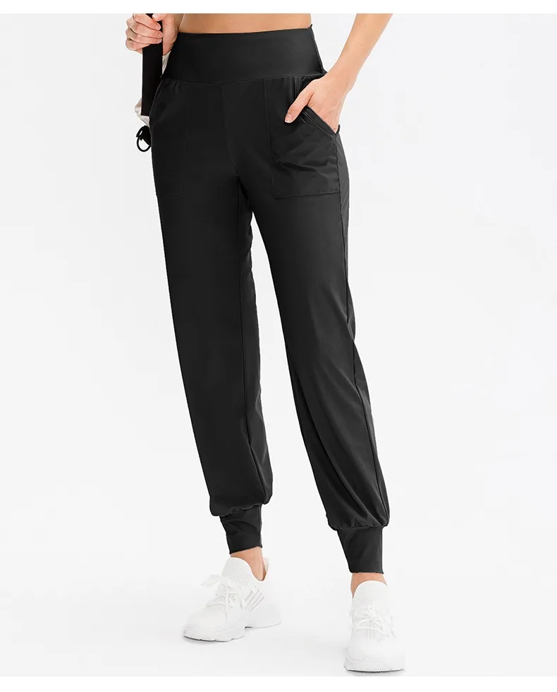 Women Loose Jogger Pants Quick Dry Yoga Sweatpants With Pocket Casual Running Training Fitness Pants