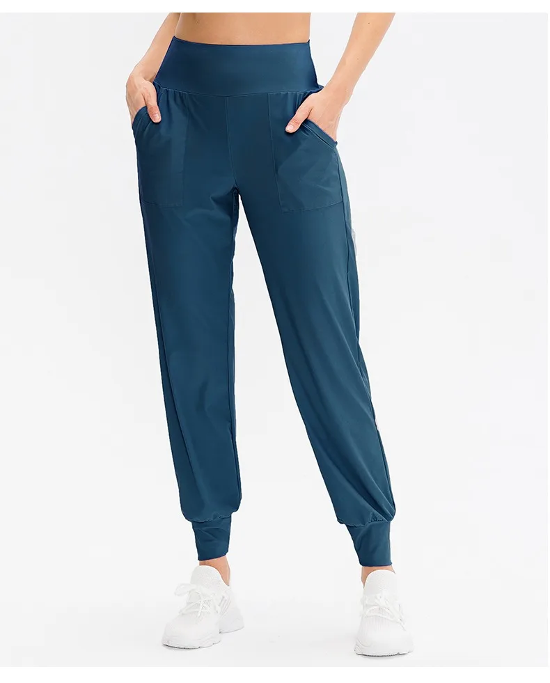 Women Loose Jogger Pants Quick Dry Yoga Sweatpants With Pocket Casual Running Training Fitness Pants