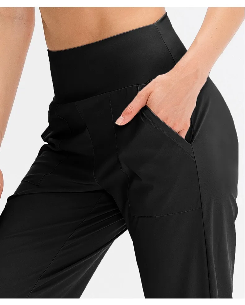 Women Loose Jogger Pants Quick Dry Yoga Sweatpants With Pocket Casual Running Training Fitness Pants