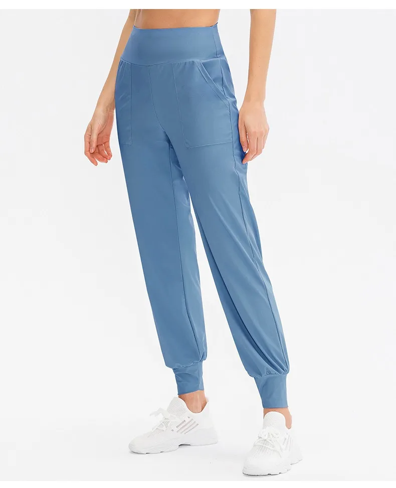 Women Loose Jogger Pants Quick Dry Yoga Sweatpants With Pocket Casual Running Training Fitness Pants