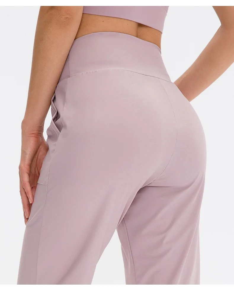 Women Loose Jogger Pants Quick Dry Yoga Sweatpants With Pocket Casual Running Training Fitness Pants