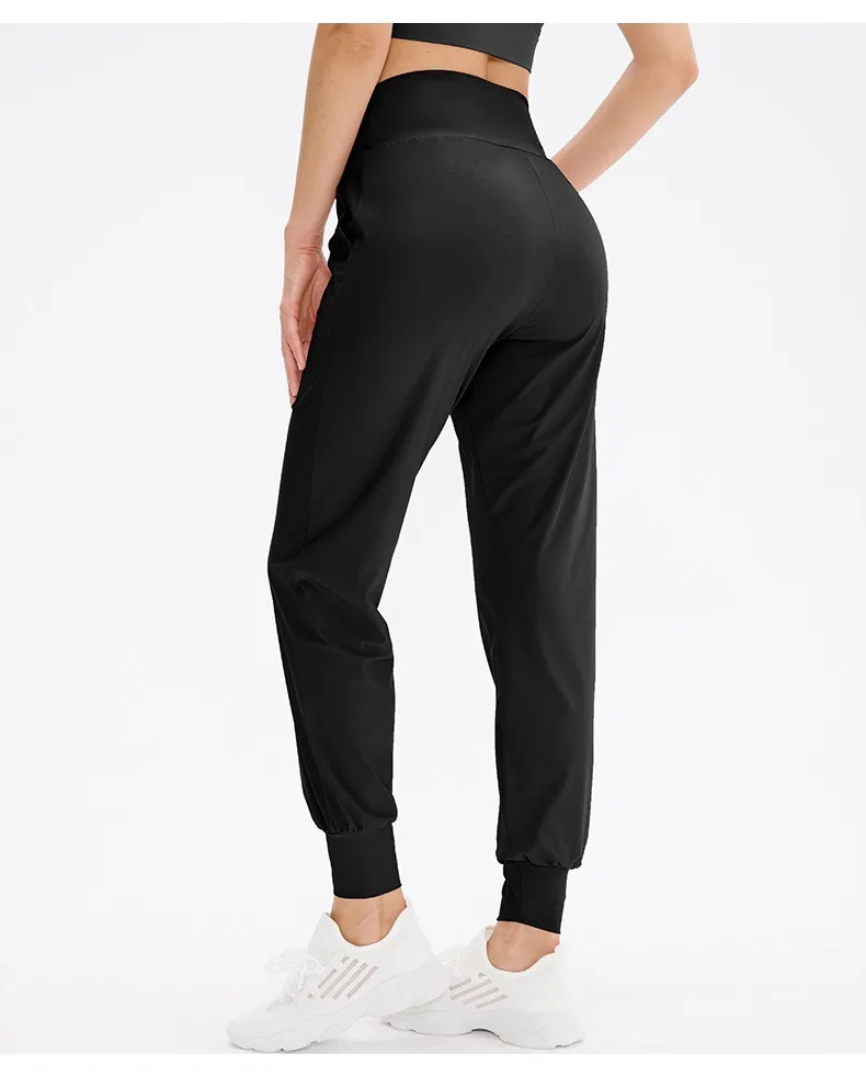 Women Loose Jogger Pants Quick Dry Yoga Sweatpants With Pocket Casual Running Training Fitness Pants