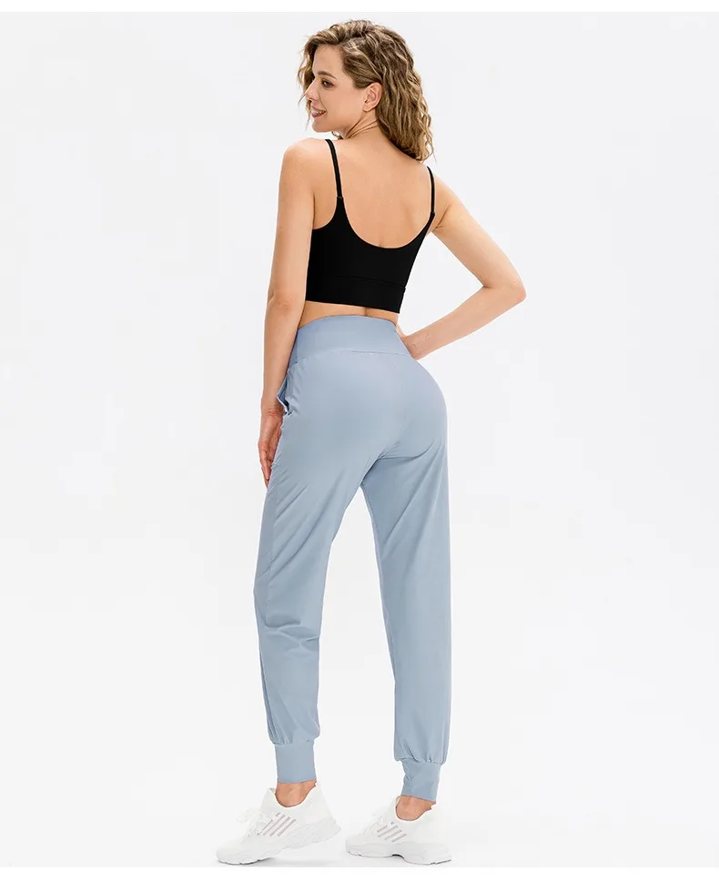 Women Loose Jogger Pants Quick Dry Yoga Sweatpants With Pocket Casual Running Training Fitness Pants