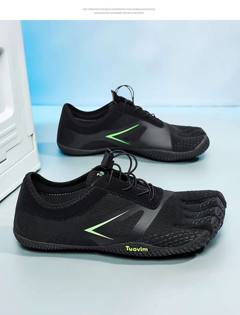 Professional Five Toe Gym Training Shoes Indoor Sports Shoes Comfort Weight Lifting Training Shoe Hiking Wading Shoes Anti-Slip