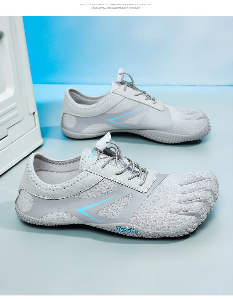 Professional Five Toe Gym Training Shoes Indoor Sports Shoes Comfort Weight Lifting Training Shoe Hiking Wading Shoes Anti-Slip