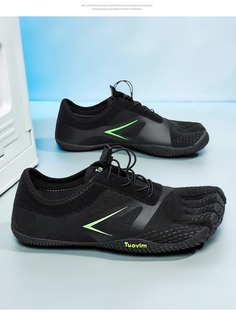 Professional Five Toe Gym Training Shoes Indoor Sports Shoes Comfort Weight Lifting Training Shoe Hiking Wading Shoes Anti-Slip