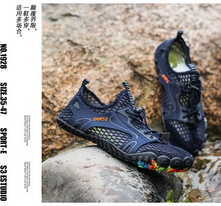 Men Quick-Drying Breathable Barefoot Shoes Outdoor Beach Swimming Shoes Water Sports Shoes Women Hiking Wading Sports Shoes