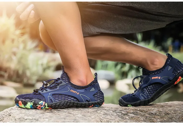 Men Quick-Drying Breathable Barefoot Shoes Outdoor Beach Swimming Shoes Water Sports Shoes Women Hiking Wading Sports Shoes