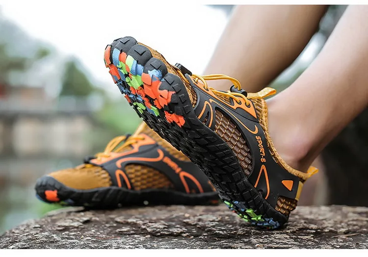Men Quick-Drying Breathable Barefoot Shoes Outdoor Beach Swimming Shoes Water Sports Shoes Women Hiking Wading Sports Shoes