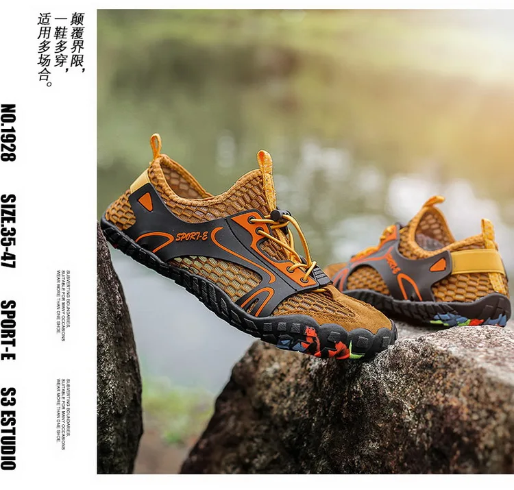 Men Quick-Drying Breathable Barefoot Shoes Outdoor Beach Swimming Shoes Water Sports Shoes Women Hiking Wading Sports Shoes