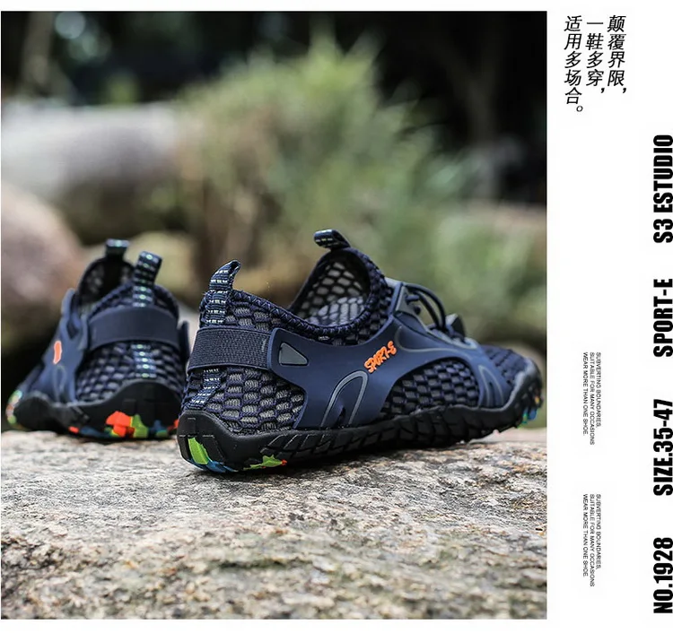 Men Quick-Drying Breathable Barefoot Shoes Outdoor Beach Swimming Shoes Water Sports Shoes Women Hiking Wading Sports Shoes
