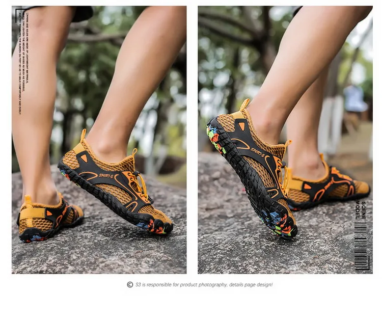 Men Quick-Drying Breathable Barefoot Shoes Outdoor Beach Swimming Shoes Water Sports Shoes Women Hiking Wading Sports Shoes