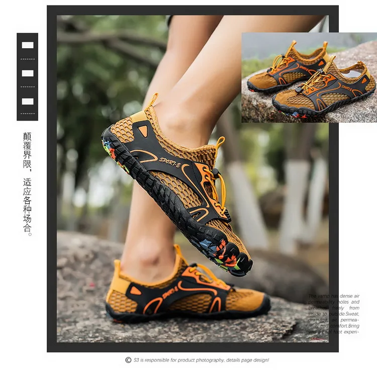 Men Quick-Drying Breathable Barefoot Shoes Outdoor Beach Swimming Shoes Water Sports Shoes Women Hiking Wading Sports Shoes