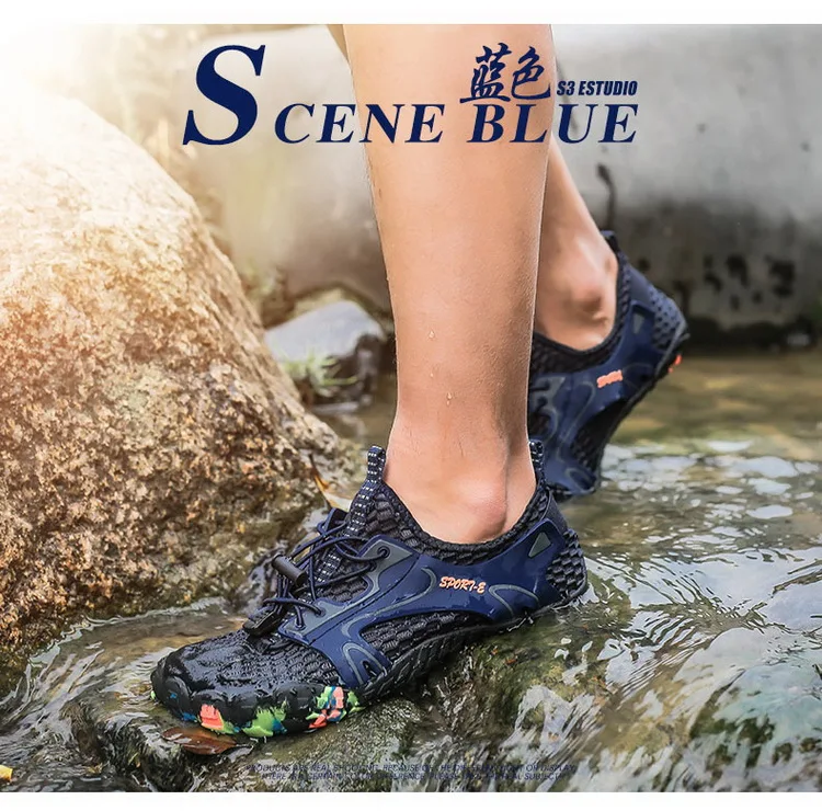Men Quick-Drying Breathable Barefoot Shoes Outdoor Beach Swimming Shoes Water Sports Shoes Women Hiking Wading Sports Shoes